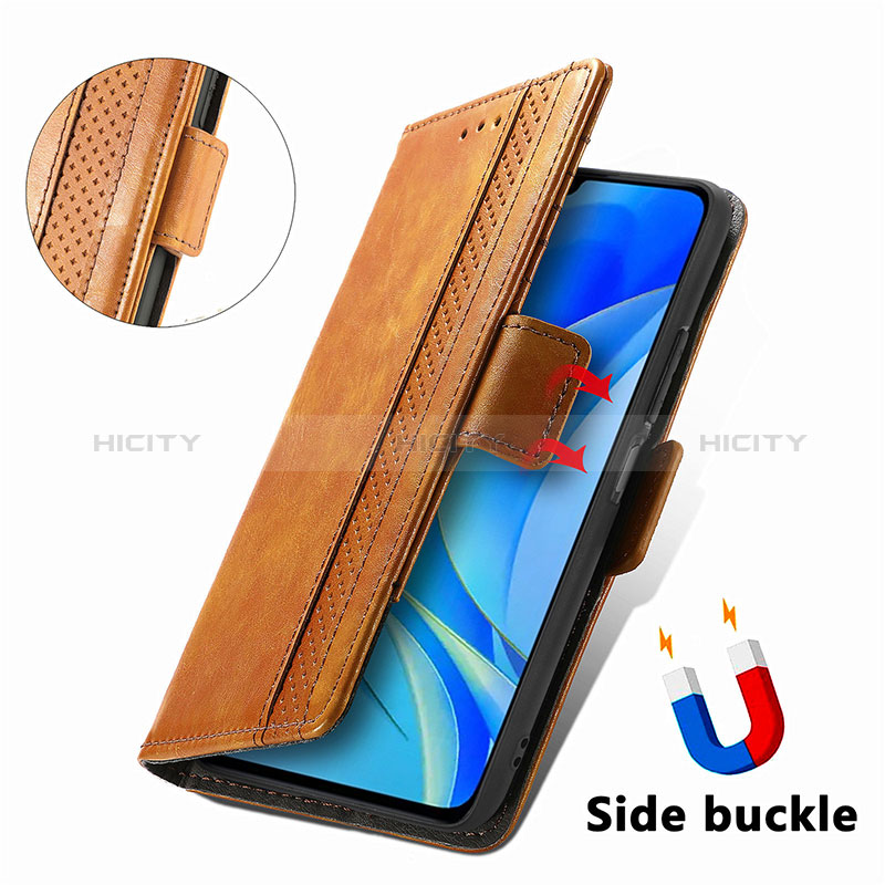 Handytasche Stand Schutzhülle Flip Leder Hülle S10D für Huawei Enjoy 50 groß