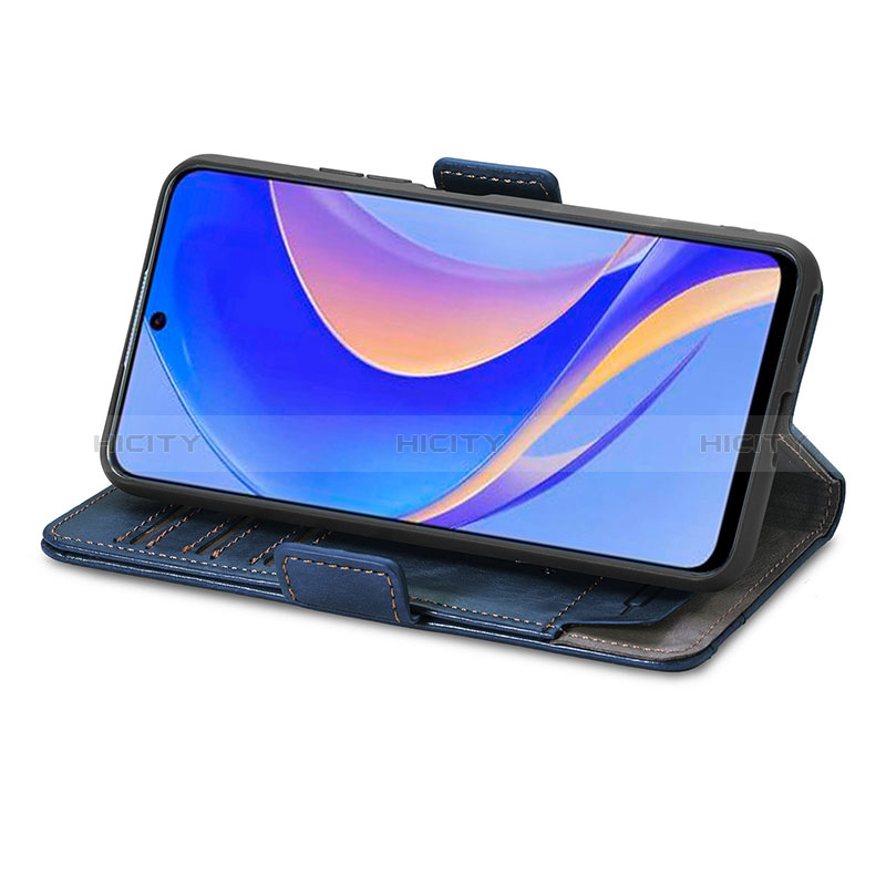 Handytasche Stand Schutzhülle Flip Leder Hülle S10D für Huawei Enjoy 50 Pro groß