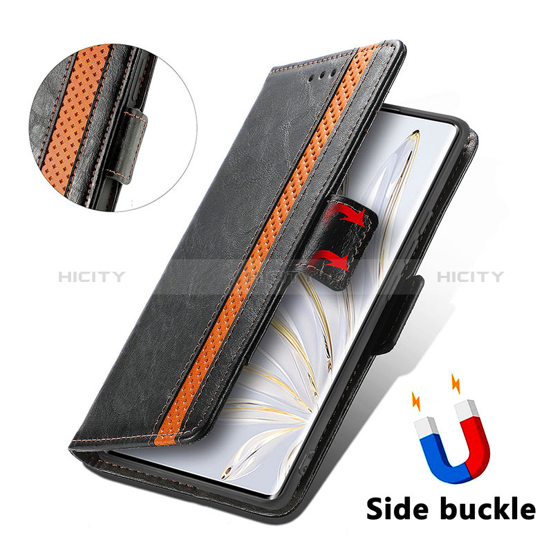 Handytasche Stand Schutzhülle Flip Leder Hülle S10D für Huawei Honor 70 5G