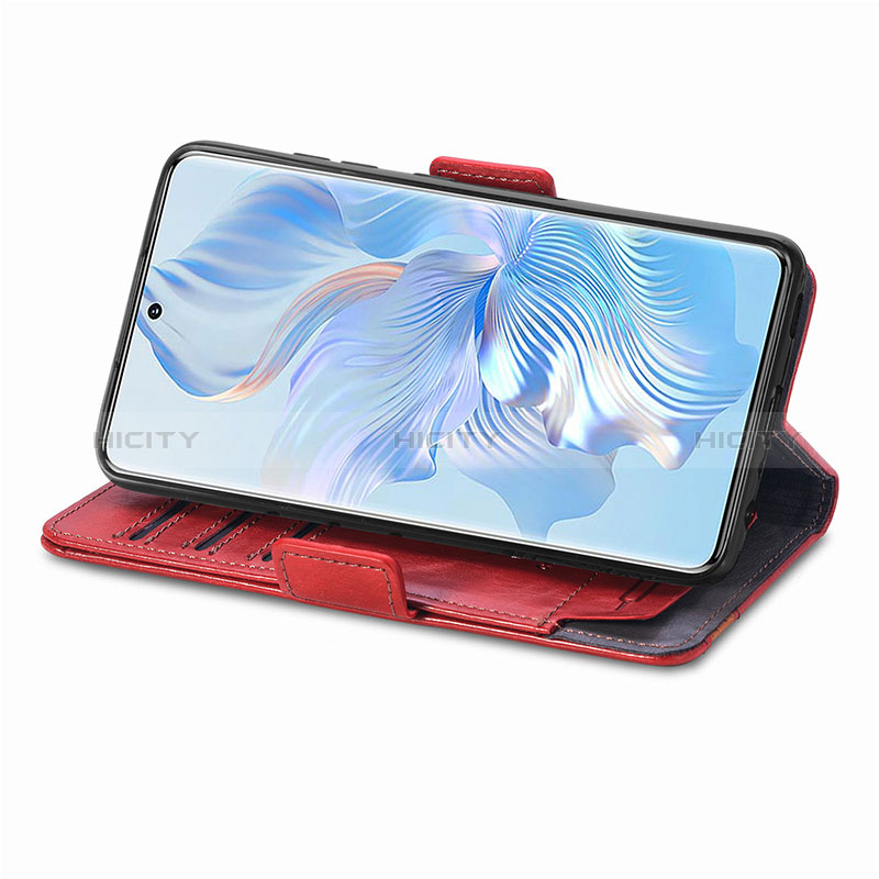 Handytasche Stand Schutzhülle Flip Leder Hülle S10D für Huawei Honor 80 5G groß