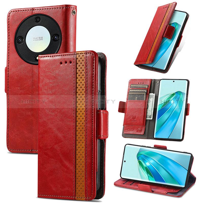 Handytasche Stand Schutzhülle Flip Leder Hülle S10D für Huawei Honor Magic5 Lite 5G