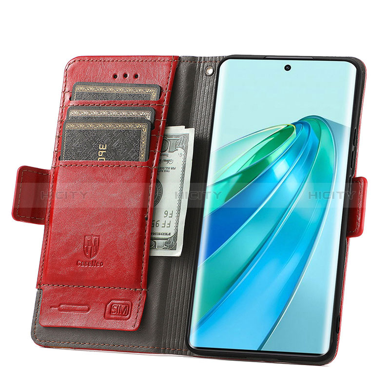 Handytasche Stand Schutzhülle Flip Leder Hülle S10D für Huawei Honor Magic5 Lite 5G