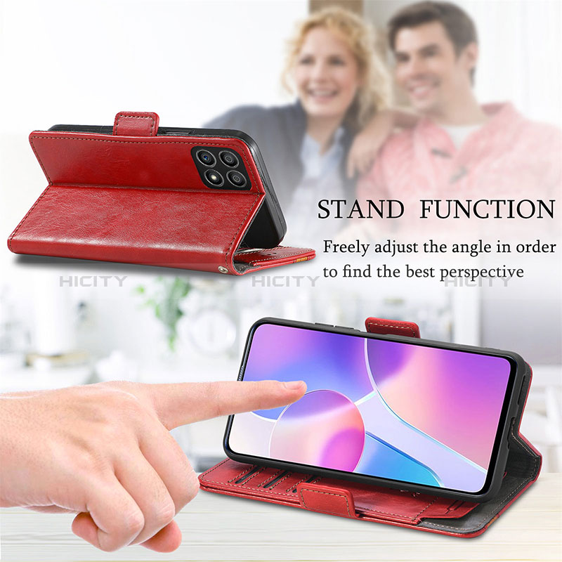 Handytasche Stand Schutzhülle Flip Leder Hülle S10D für Huawei Honor X30i