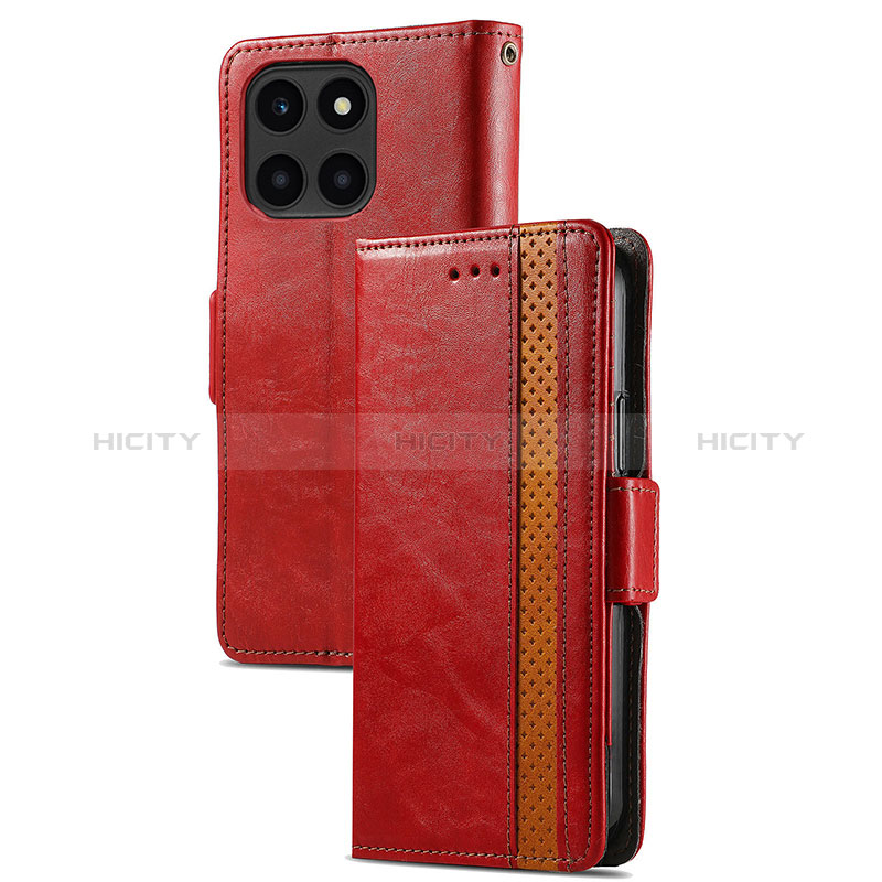 Handytasche Stand Schutzhülle Flip Leder Hülle S10D für Huawei Honor X6a groß