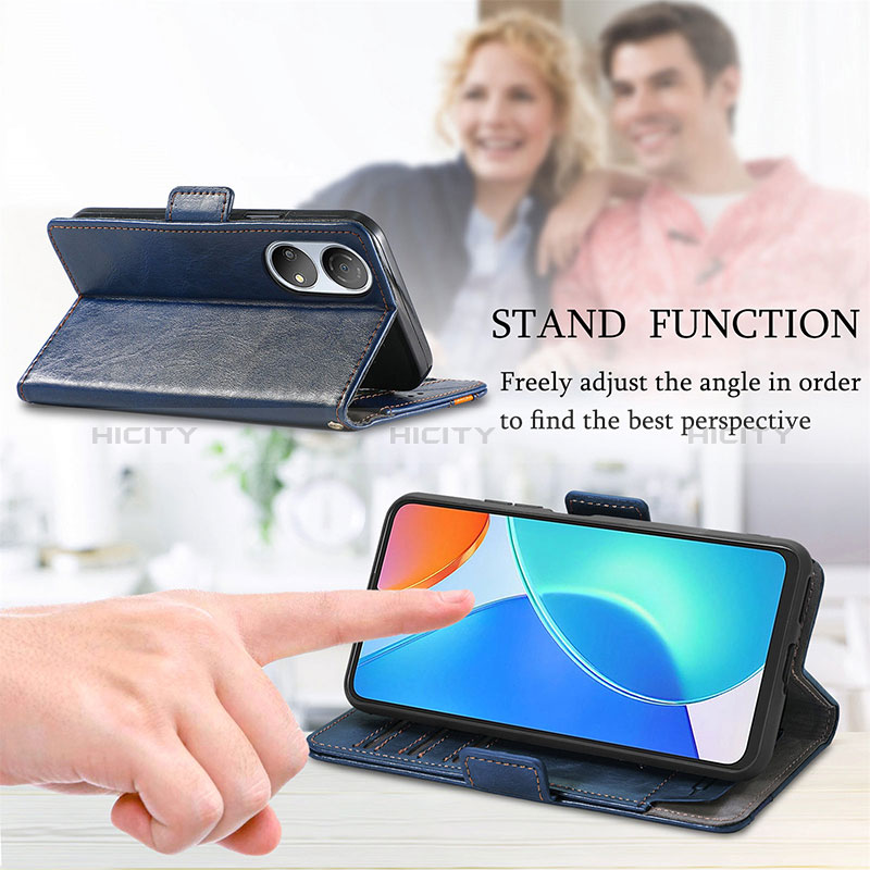 Handytasche Stand Schutzhülle Flip Leder Hülle S10D für Huawei Honor X7