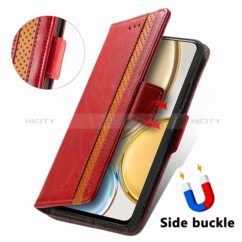 Handytasche Stand Schutzhülle Flip Leder Hülle S10D für Huawei Honor X9 5G