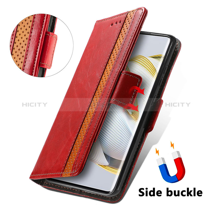 Handytasche Stand Schutzhülle Flip Leder Hülle S10D für Huawei Nova 10 groß