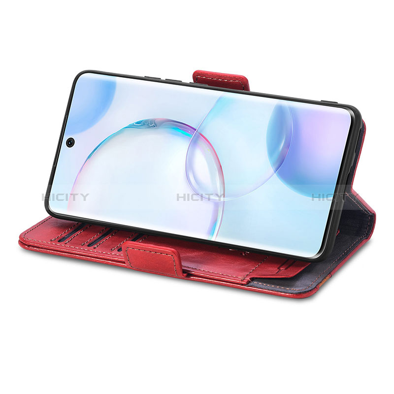 Handytasche Stand Schutzhülle Flip Leder Hülle S10D für Huawei Nova 9 groß