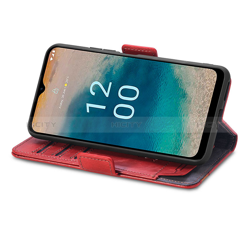 Handytasche Stand Schutzhülle Flip Leder Hülle S10D für Nokia G22 groß