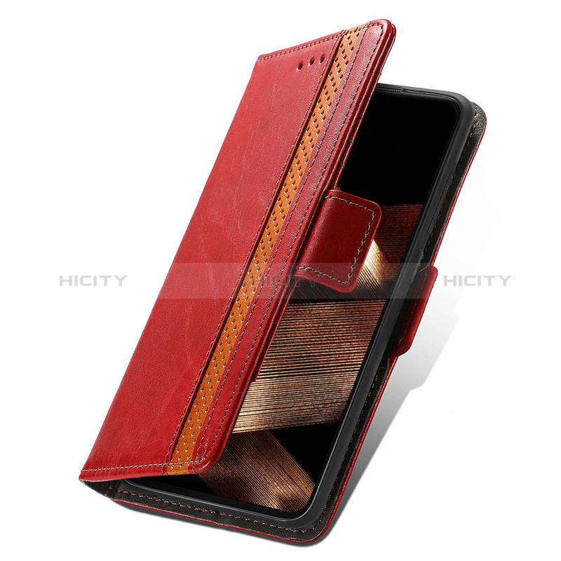 Handytasche Stand Schutzhülle Flip Leder Hülle S10D für Oppo A18 groß