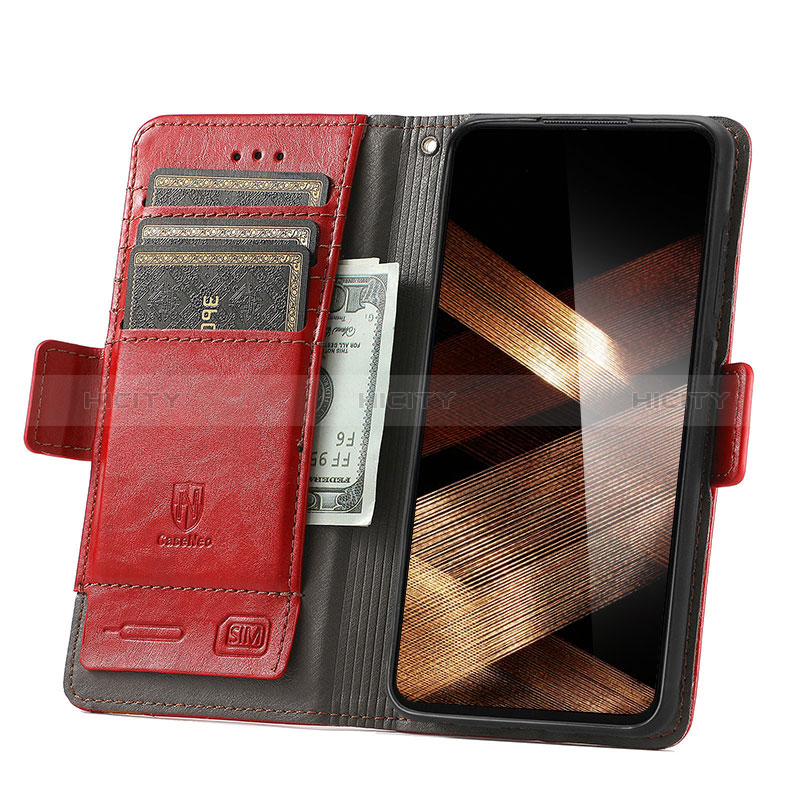 Handytasche Stand Schutzhülle Flip Leder Hülle S10D für Oppo A18 groß