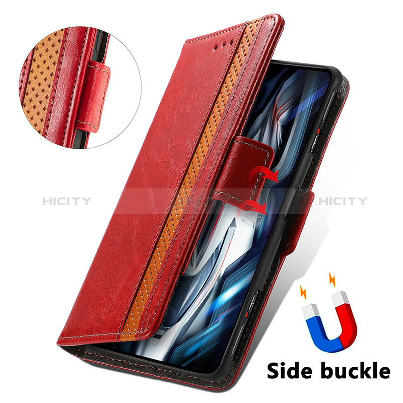 Handytasche Stand Schutzhülle Flip Leder Hülle S10D für Xiaomi Poco F4 GT 5G groß