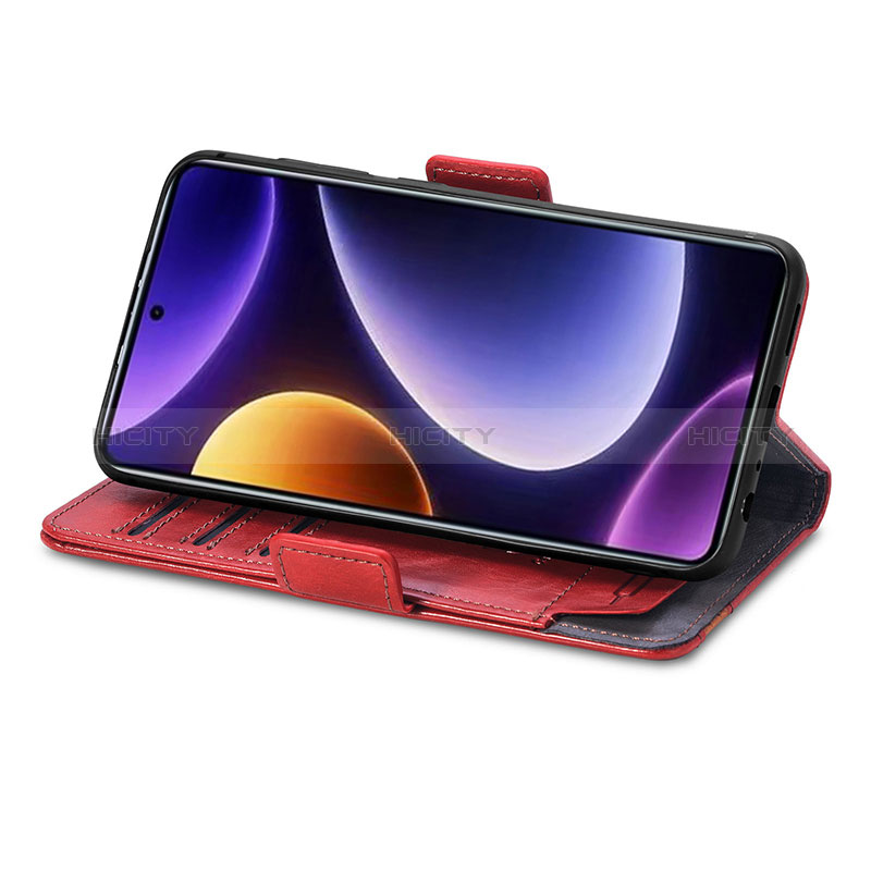 Handytasche Stand Schutzhülle Flip Leder Hülle S10D für Xiaomi Poco F5 5G groß