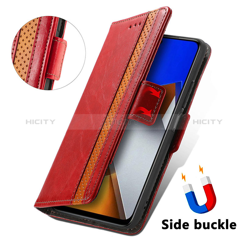 Handytasche Stand Schutzhülle Flip Leder Hülle S10D für Xiaomi Poco M4 Pro 4G