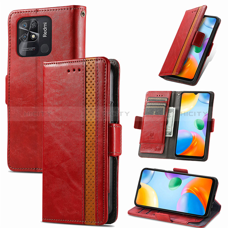 Handytasche Stand Schutzhülle Flip Leder Hülle S10D für Xiaomi Redmi 10C 4G