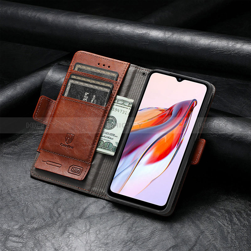 Handytasche Stand Schutzhülle Flip Leder Hülle S10D für Xiaomi Redmi 12C 4G