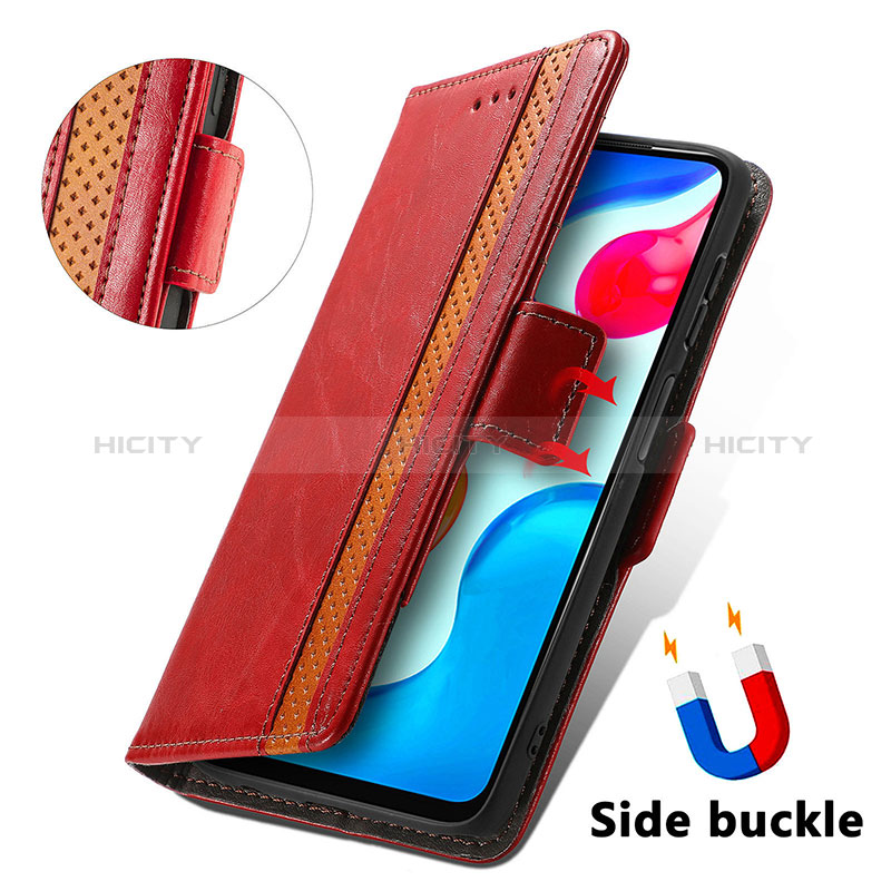 Handytasche Stand Schutzhülle Flip Leder Hülle S10D für Xiaomi Redmi Note 11 4G (2022) groß