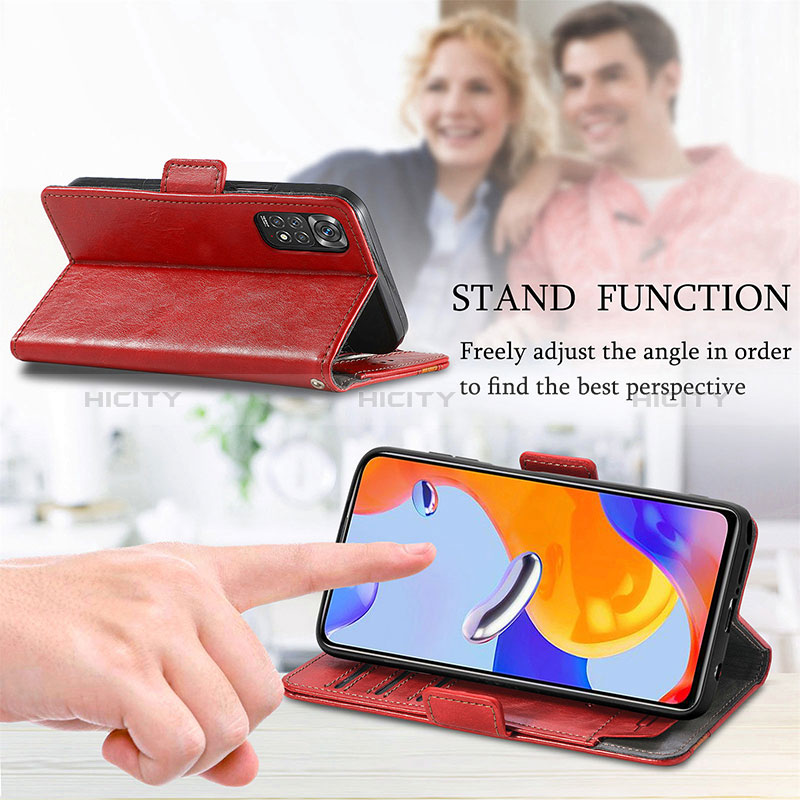 Handytasche Stand Schutzhülle Flip Leder Hülle S10D für Xiaomi Redmi Note 11 Pro 4G