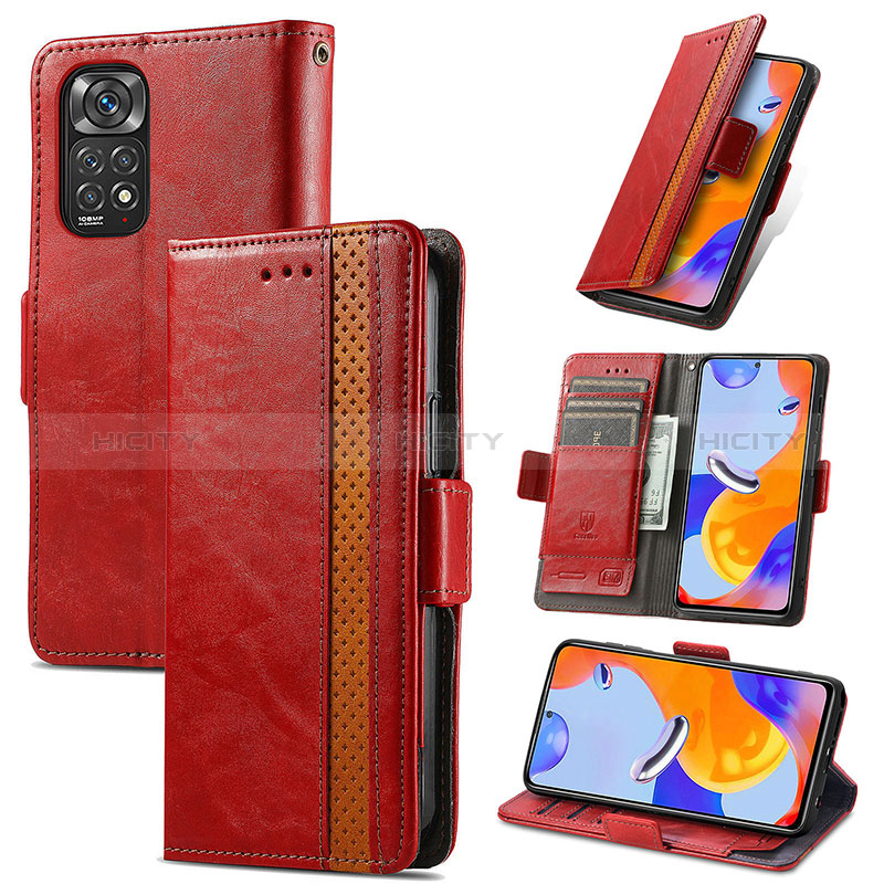 Handytasche Stand Schutzhülle Flip Leder Hülle S10D für Xiaomi Redmi Note 11 Pro 4G