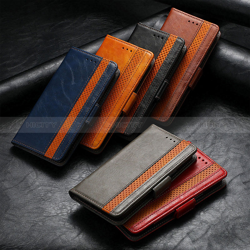 Handytasche Stand Schutzhülle Flip Leder Hülle S10D für Xiaomi Redmi Note 12 Pro 4G groß