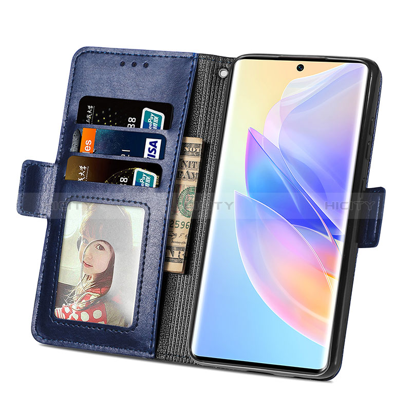 Handytasche Stand Schutzhülle Flip Leder Hülle S11D für Huawei Honor 60 SE 5G groß