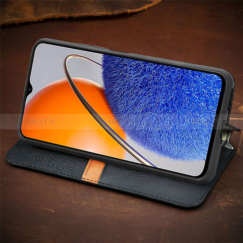 Handytasche Stand Schutzhülle Flip Leder Hülle S12D für Huawei Enjoy 50z