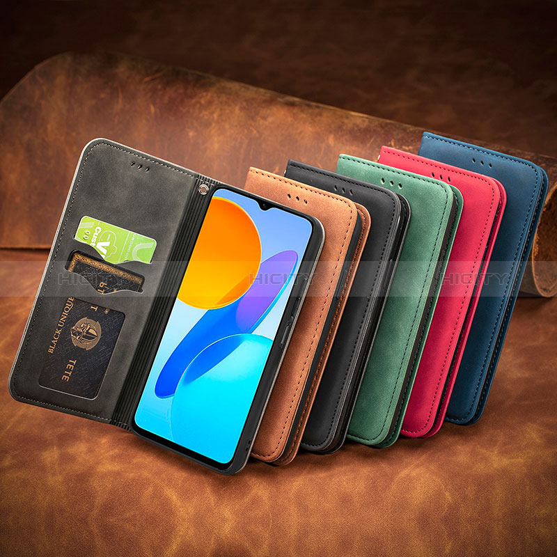 Handytasche Stand Schutzhülle Flip Leder Hülle S12D für Huawei Honor X6 5G