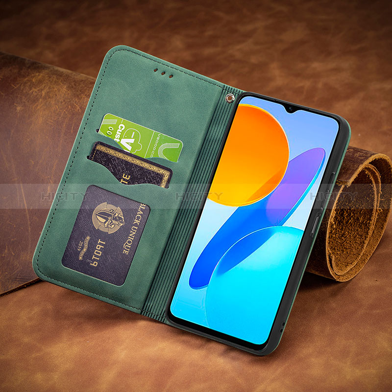 Handytasche Stand Schutzhülle Flip Leder Hülle S12D für Huawei Honor X6 5G