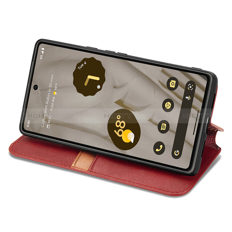 Handytasche Stand Schutzhülle Flip Leder Hülle S14D für Google Pixel 7a 5G