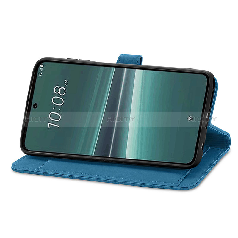 Handytasche Stand Schutzhülle Flip Leder Hülle S14D für HTC U23 Pro 5G