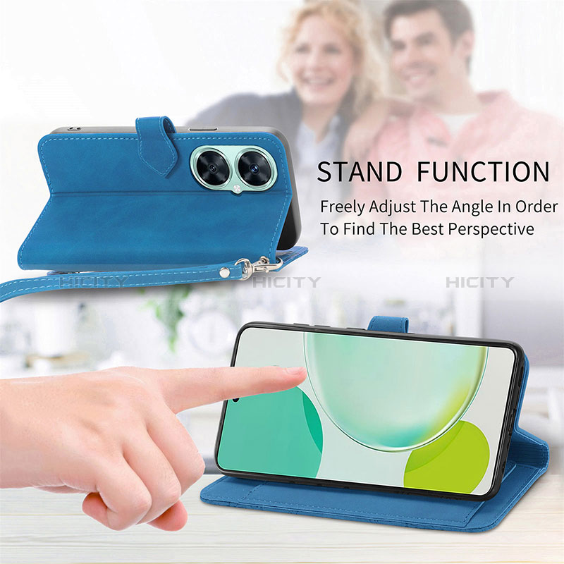 Handytasche Stand Schutzhülle Flip Leder Hülle S14D für Huawei Nova 11i groß