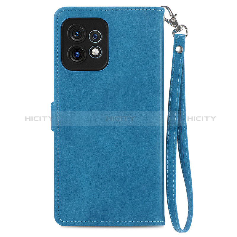 Handytasche Stand Schutzhülle Flip Leder Hülle S14D für Motorola Moto Edge 40 Pro 5G