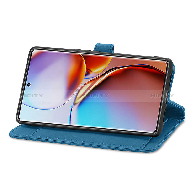 Handytasche Stand Schutzhülle Flip Leder Hülle S14D für Motorola Moto Edge 40 Pro 5G