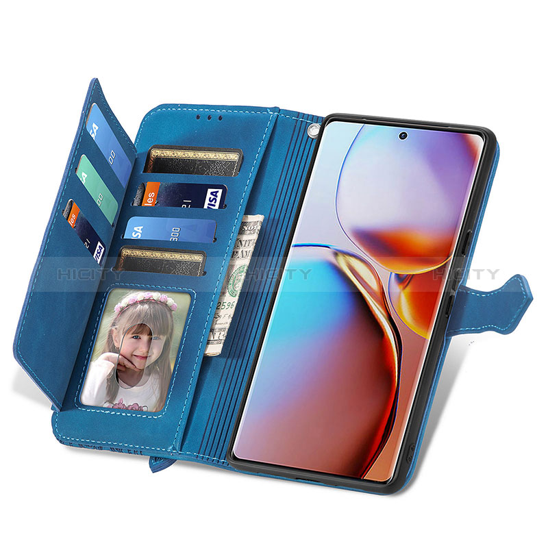 Handytasche Stand Schutzhülle Flip Leder Hülle S14D für Motorola Moto Edge Plus (2023) 5G