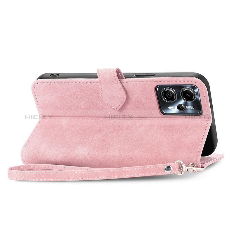 Handytasche Stand Schutzhülle Flip Leder Hülle S14D für Motorola Moto G23