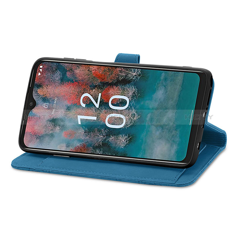 Handytasche Stand Schutzhülle Flip Leder Hülle S14D für Nokia C12