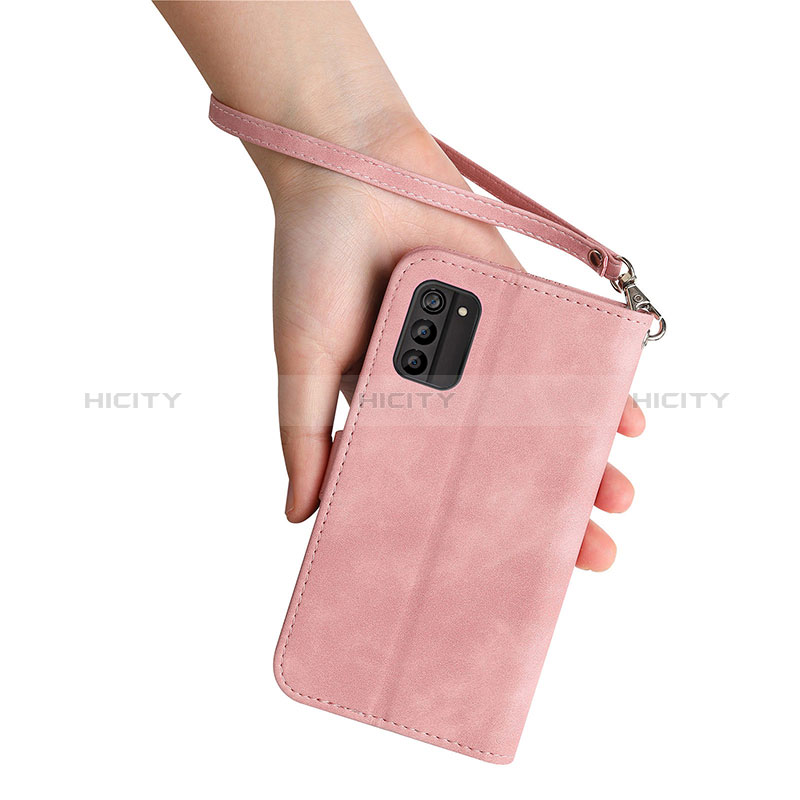 Handytasche Stand Schutzhülle Flip Leder Hülle S14D für Nokia G100 groß