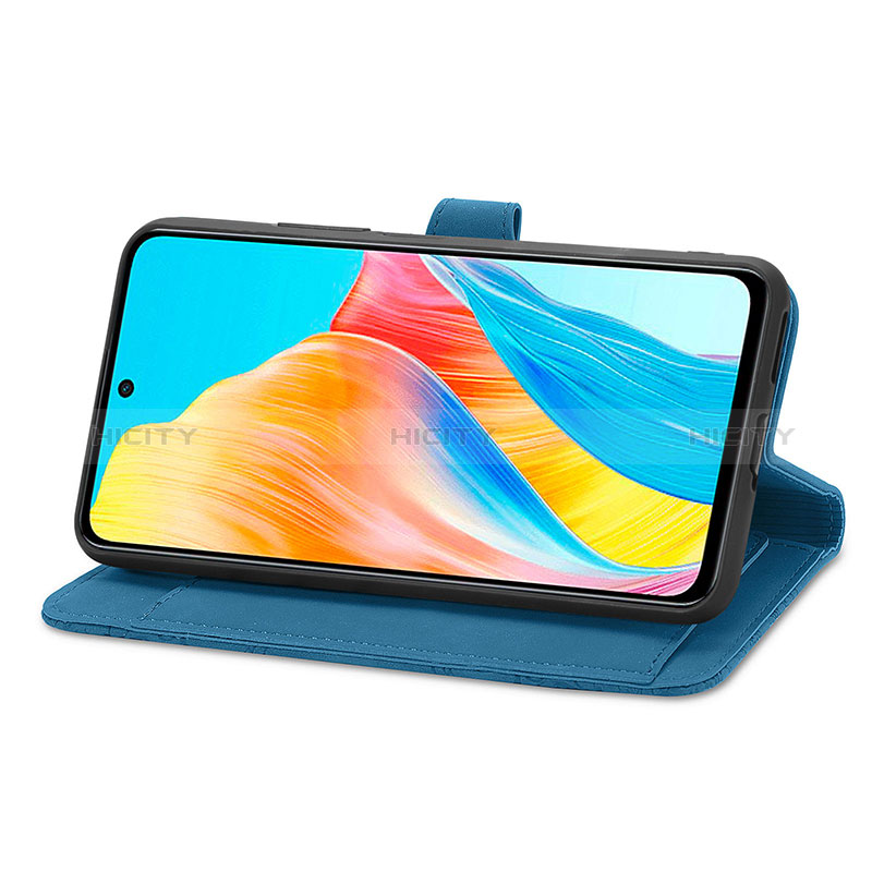 Handytasche Stand Schutzhülle Flip Leder Hülle S14D für Oppo A98 5G