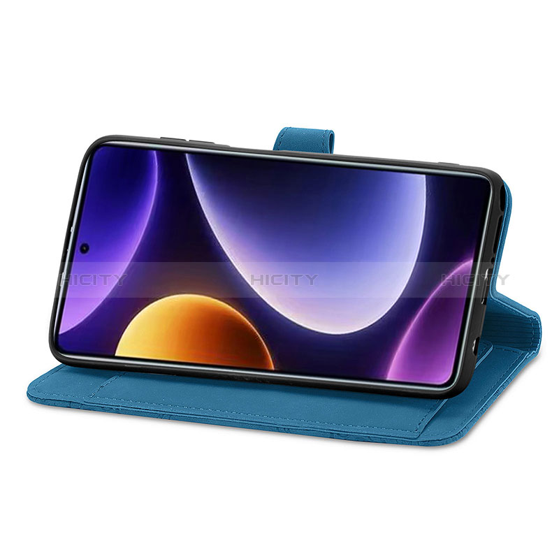 Handytasche Stand Schutzhülle Flip Leder Hülle S14D für Xiaomi Redmi Note 12 Turbo 5G groß