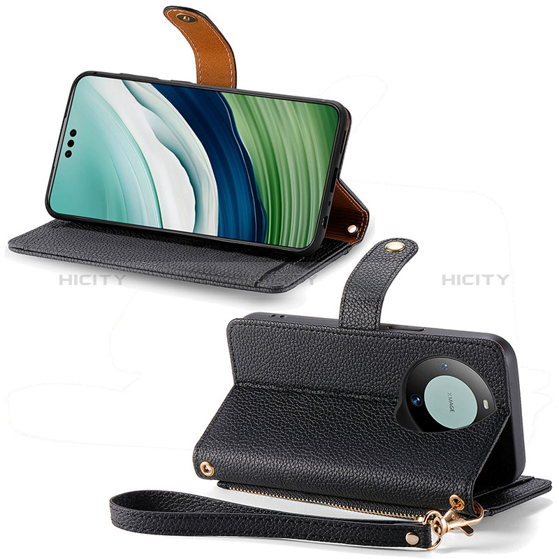 Handytasche Stand Schutzhülle Flip Leder Hülle S15D für Huawei Mate 60 Pro+ Plus