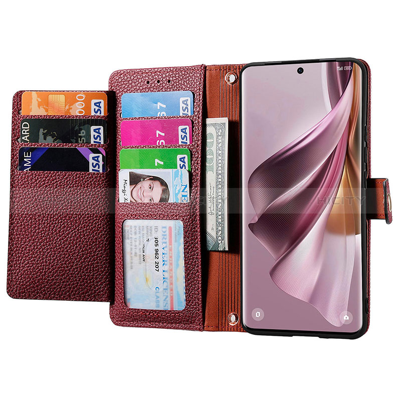 Handytasche Stand Schutzhülle Flip Leder Hülle S15D für Oppo Reno10 5G