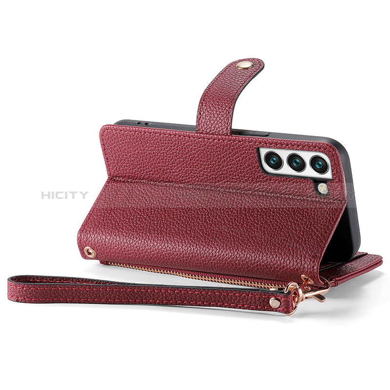 Handytasche Stand Schutzhülle Flip Leder Hülle S15D für Samsung Galaxy S22 5G