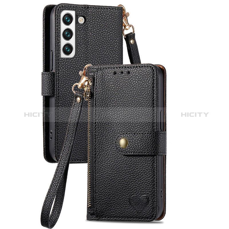 Handytasche Stand Schutzhülle Flip Leder Hülle S15D für Samsung Galaxy S23 5G Schwarz Plus