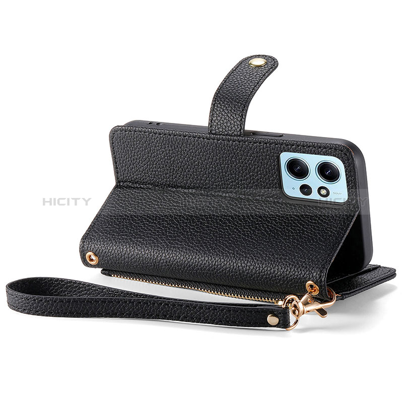 Handytasche Stand Schutzhülle Flip Leder Hülle S15D für Xiaomi Redmi Note 12 4G groß