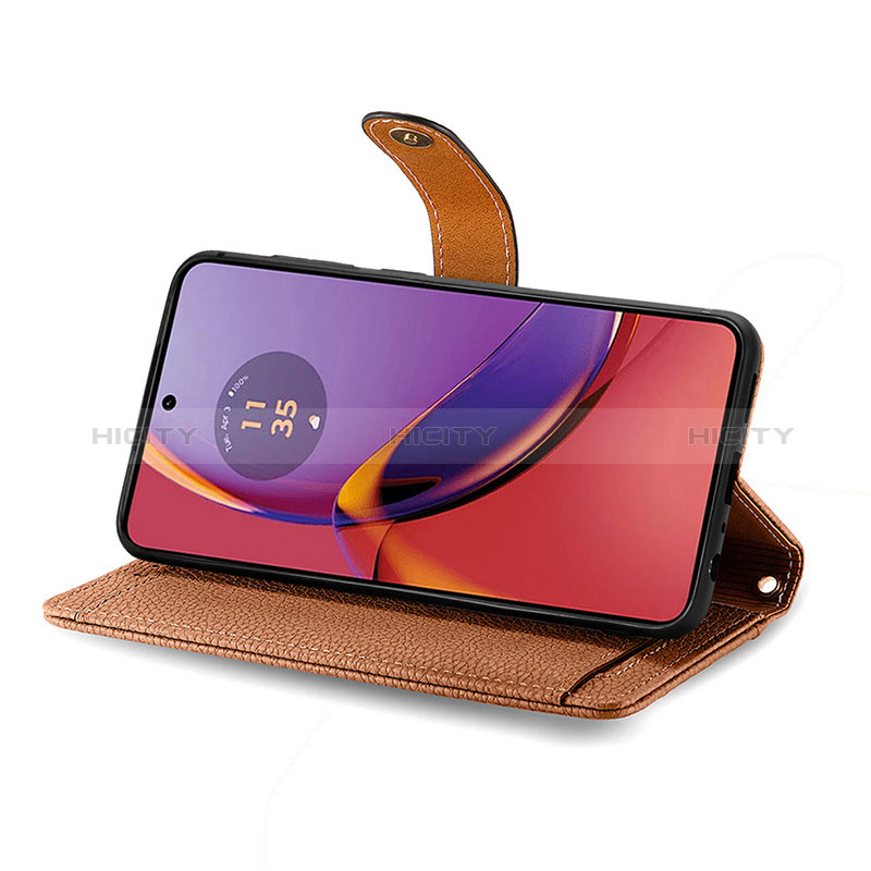 Handytasche Stand Schutzhülle Flip Leder Hülle S16D für Motorola Moto G84 5G