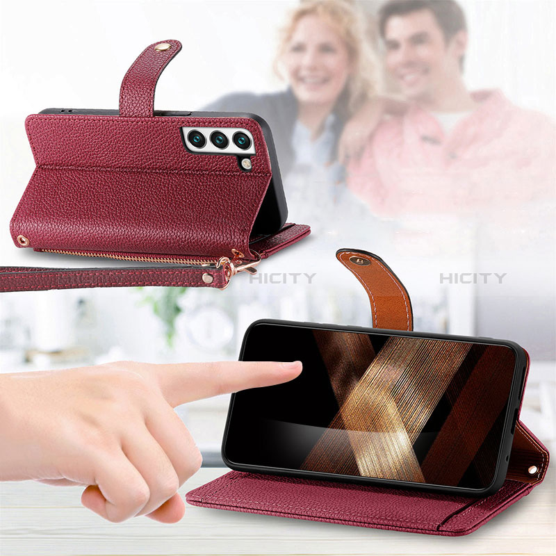 Handytasche Stand Schutzhülle Flip Leder Hülle S16D für Samsung Galaxy S24 5G