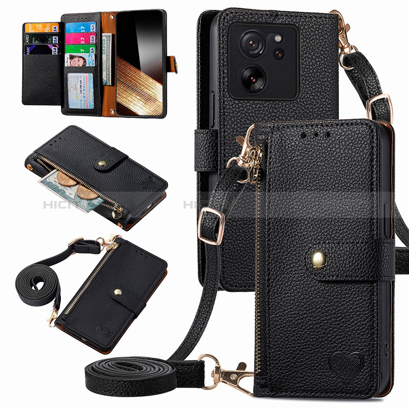 Handytasche Stand Schutzhülle Flip Leder Hülle S16D für Xiaomi Mi 13T 5G groß