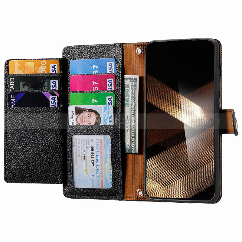 Handytasche Stand Schutzhülle Flip Leder Hülle S16D für Xiaomi Mi 13T 5G groß