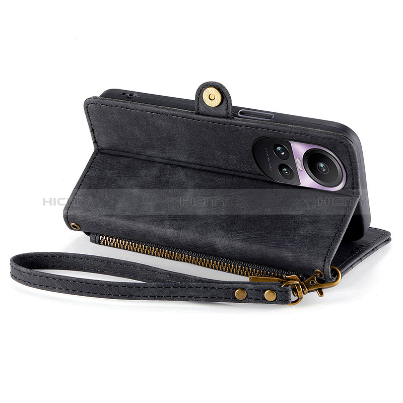 Handytasche Stand Schutzhülle Flip Leder Hülle S17D für Oppo Reno10 5G