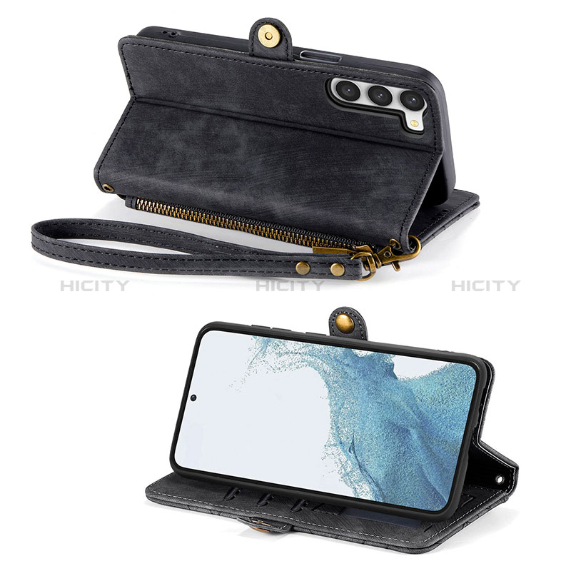 Handytasche Stand Schutzhülle Flip Leder Hülle S17D für Samsung Galaxy S22 5G